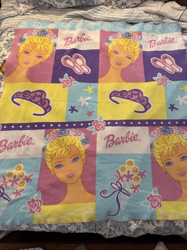 Vintage barbie throw - barbie,