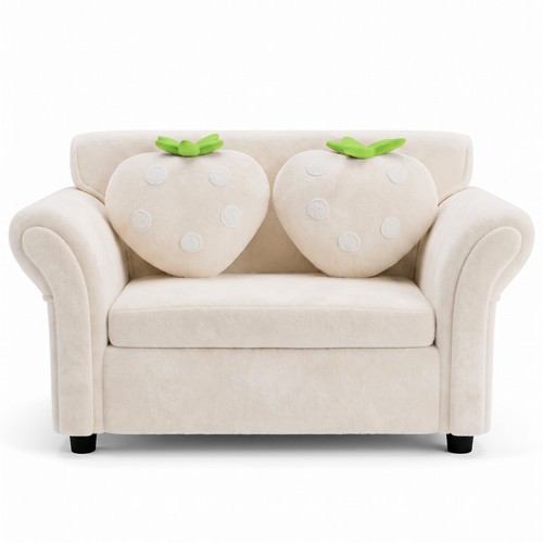 Kids sofa strawberry armrest - sofa,